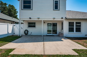 Rear Patio