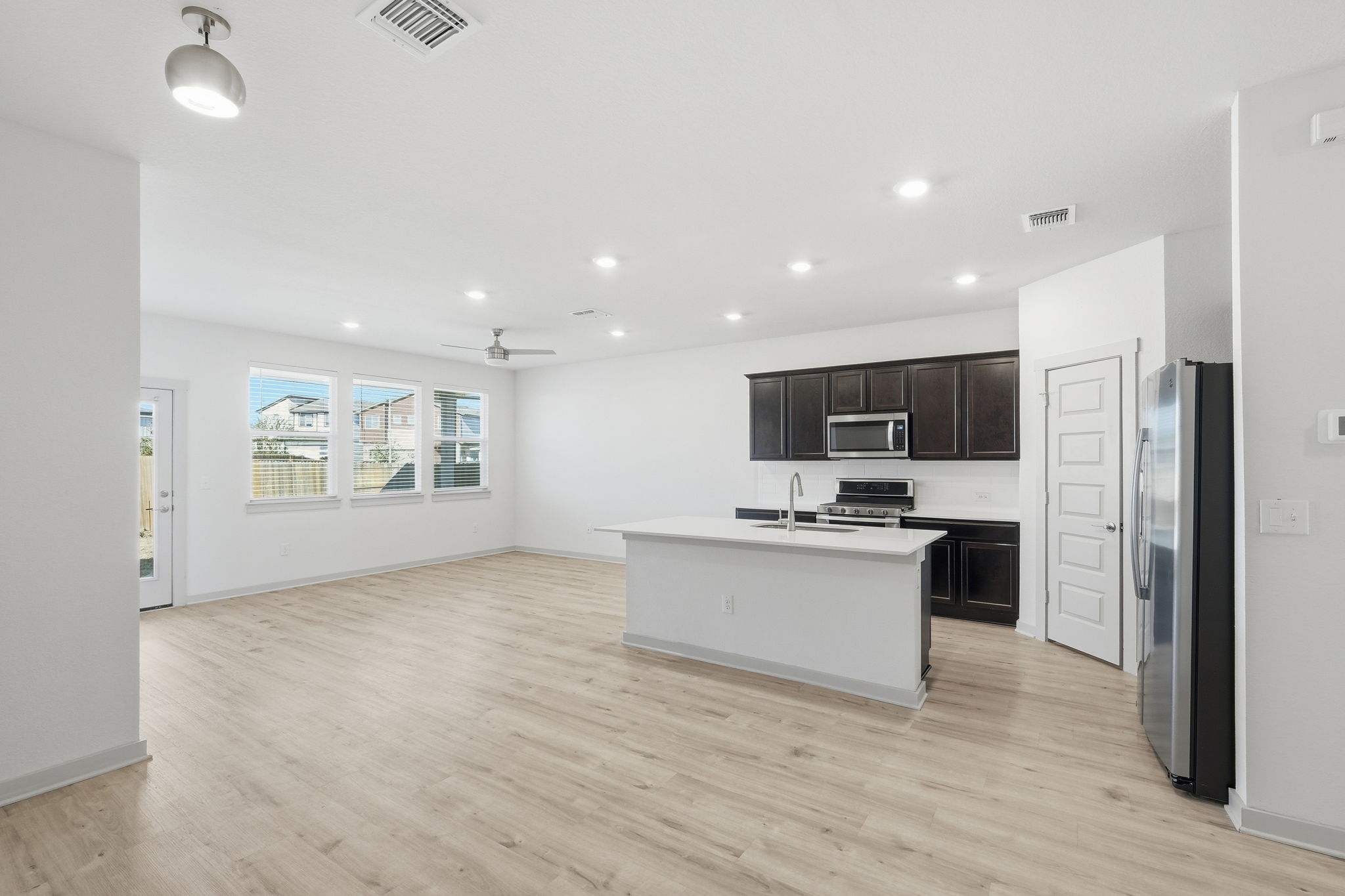 Dining/Kitchen/Living