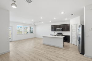 Dining/Kitchen/Living