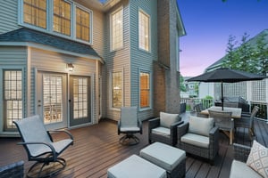 Twilight Rear Patio
