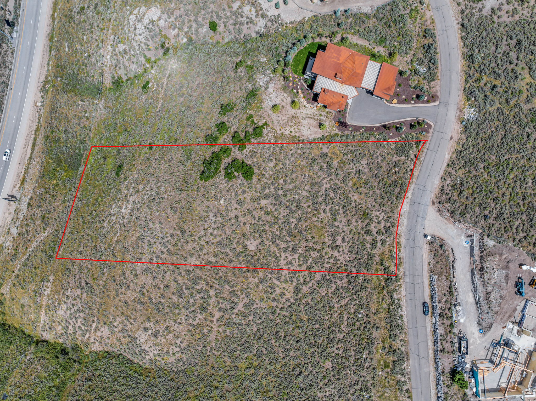 Overhead View of site