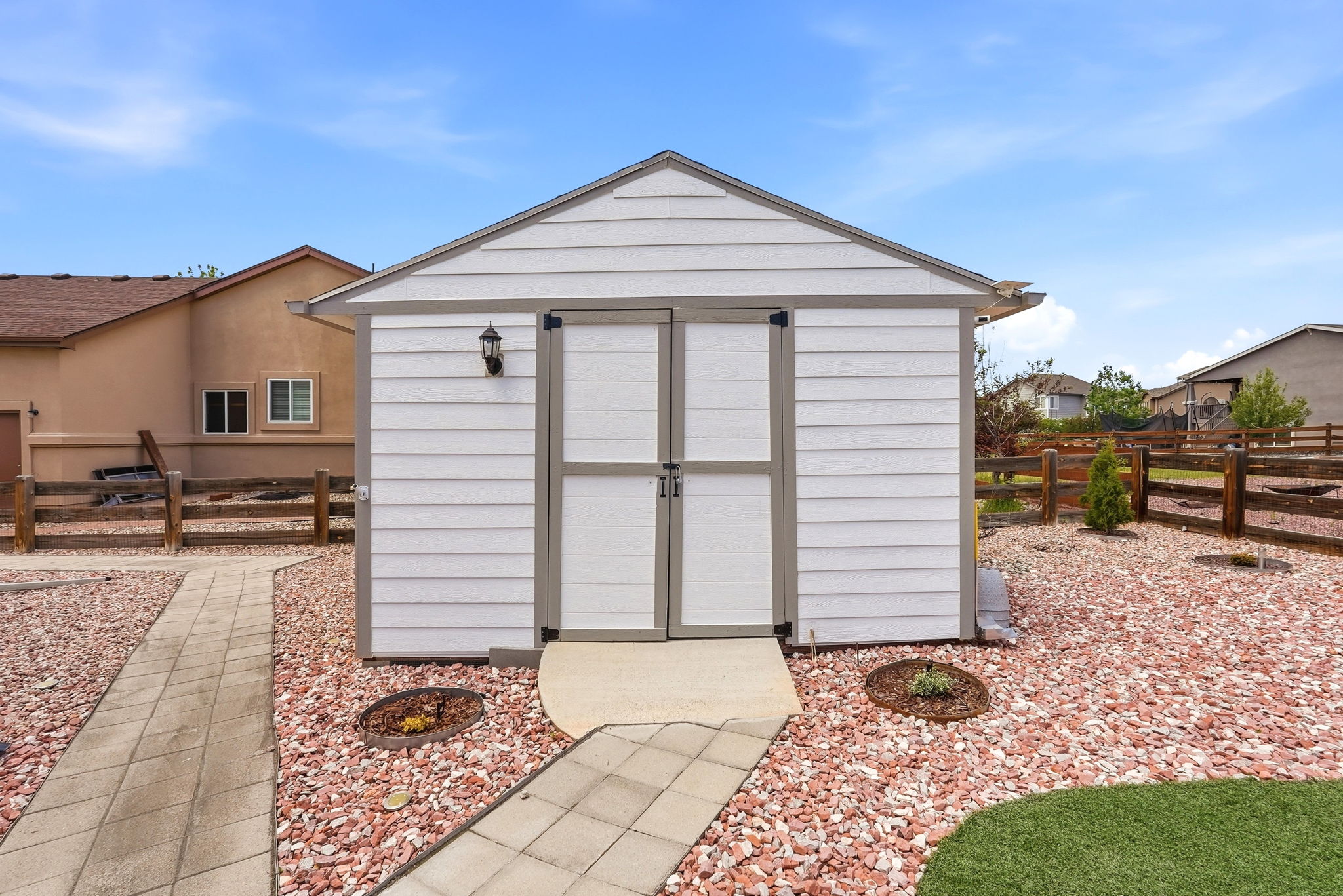 Utility Shed with Electricity