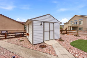 Utility Shed with Electricity