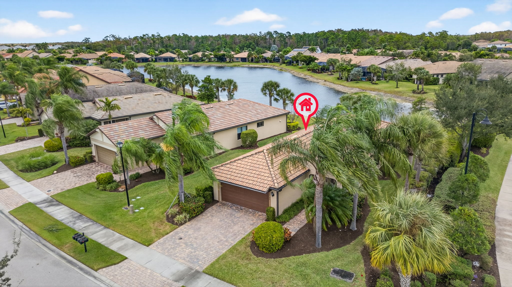 Aerial Front Exterior 2 - marker