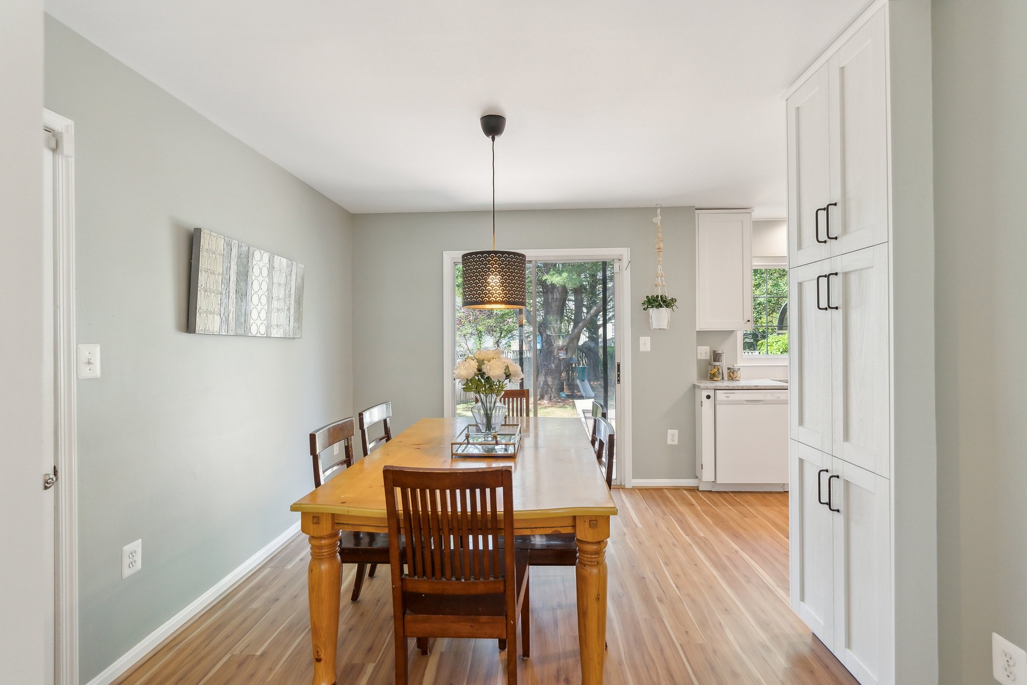 Dining Room with access to the Rear Patio