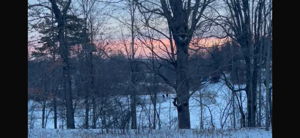 View of the back in Winter