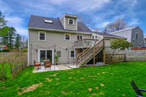 Much bigger from the rear of house!