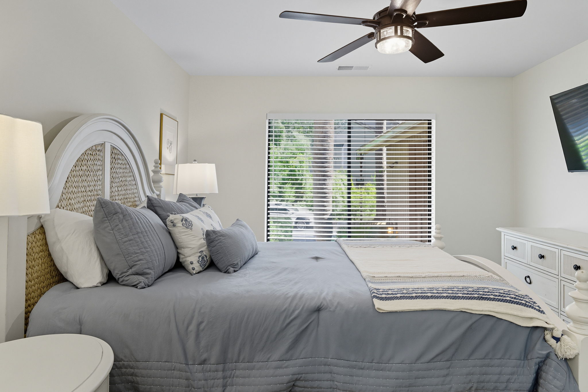 Guest Bedroom 1 with loads of sun.