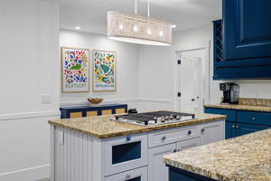 New lighting throughout.