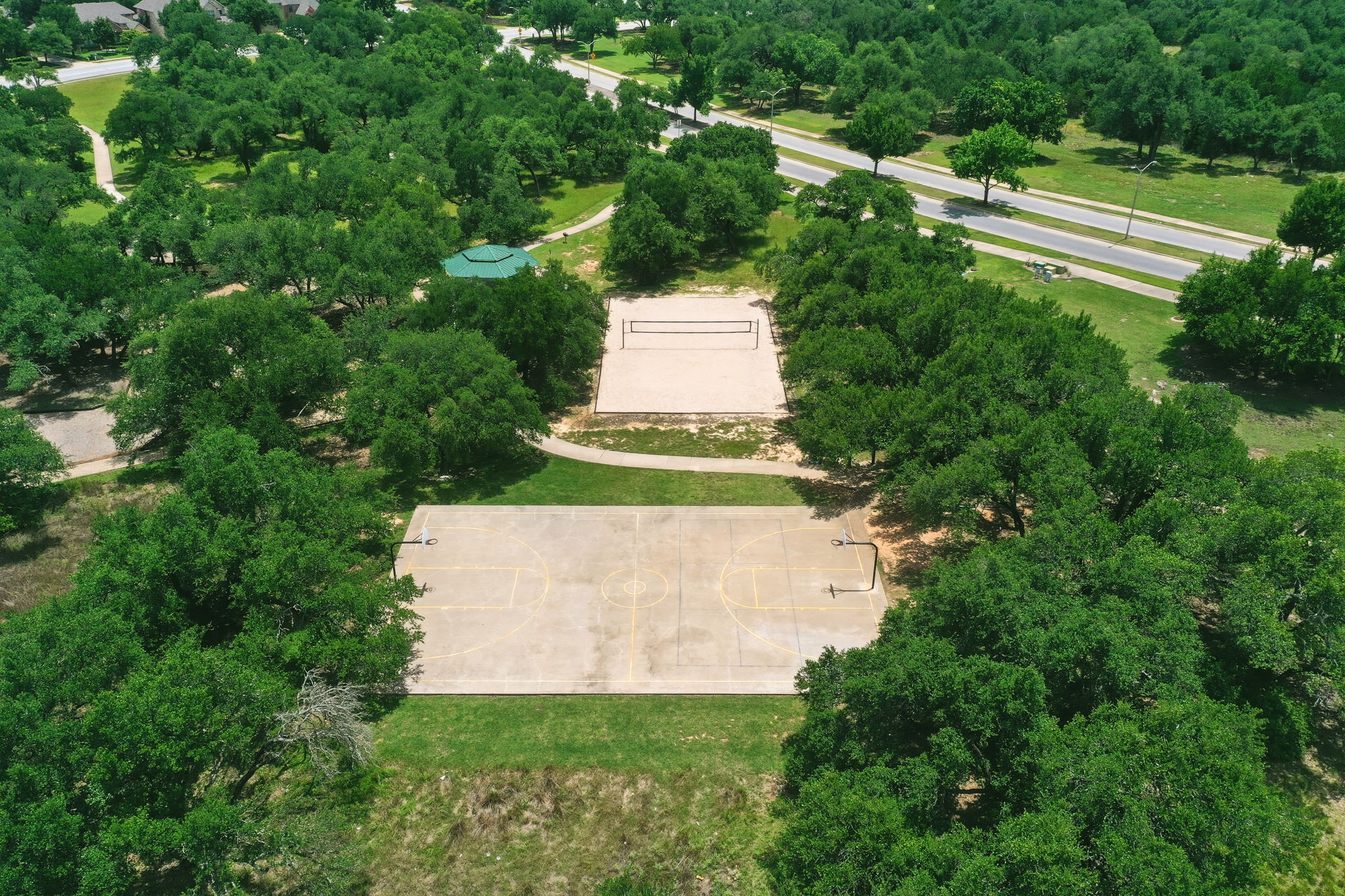 Sport Court and Sand Volleyball