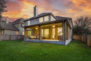 Back of House at Twilight
