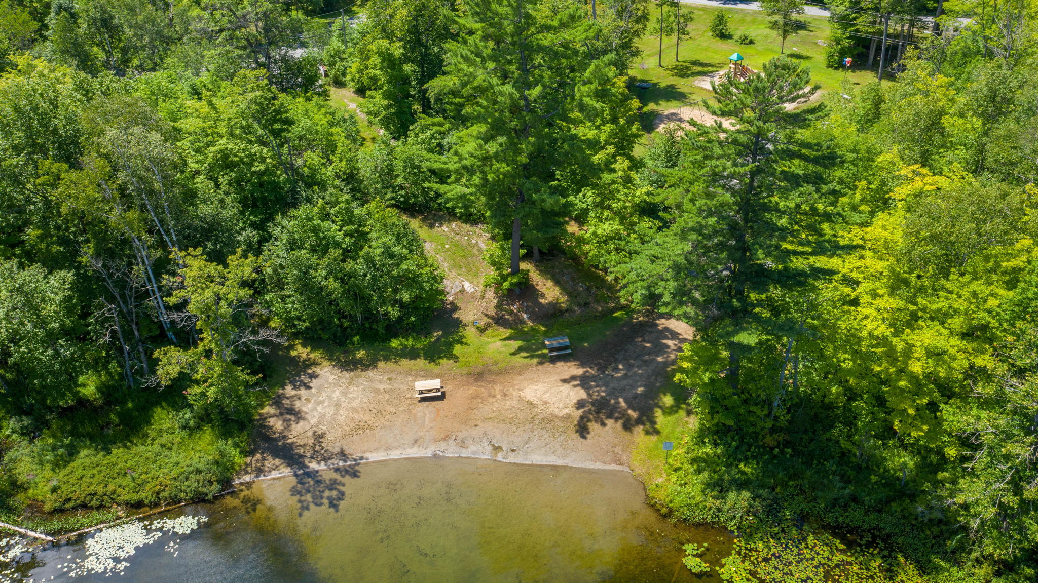 Beach on Miller Lake