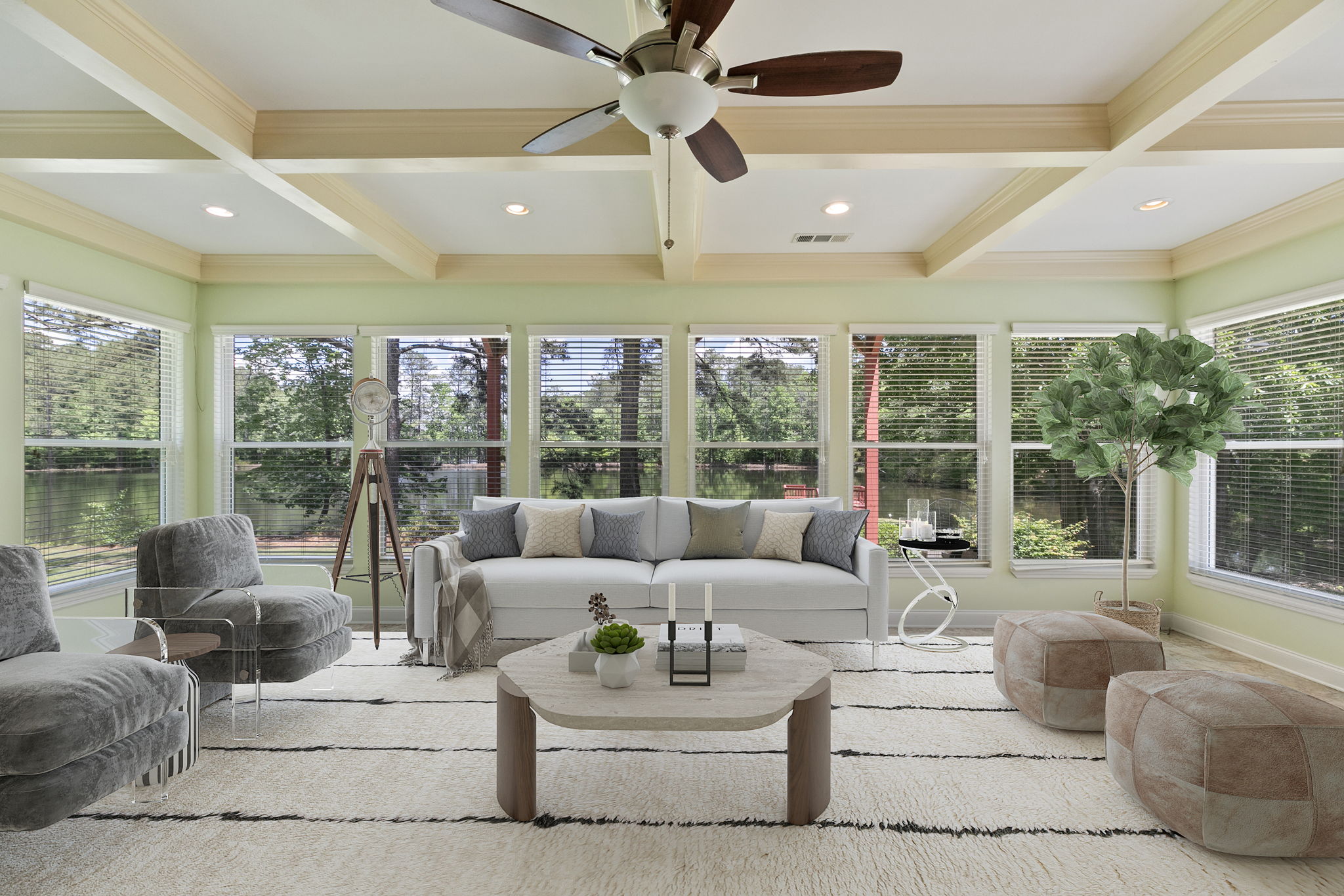 Sun Room Virtually Staged