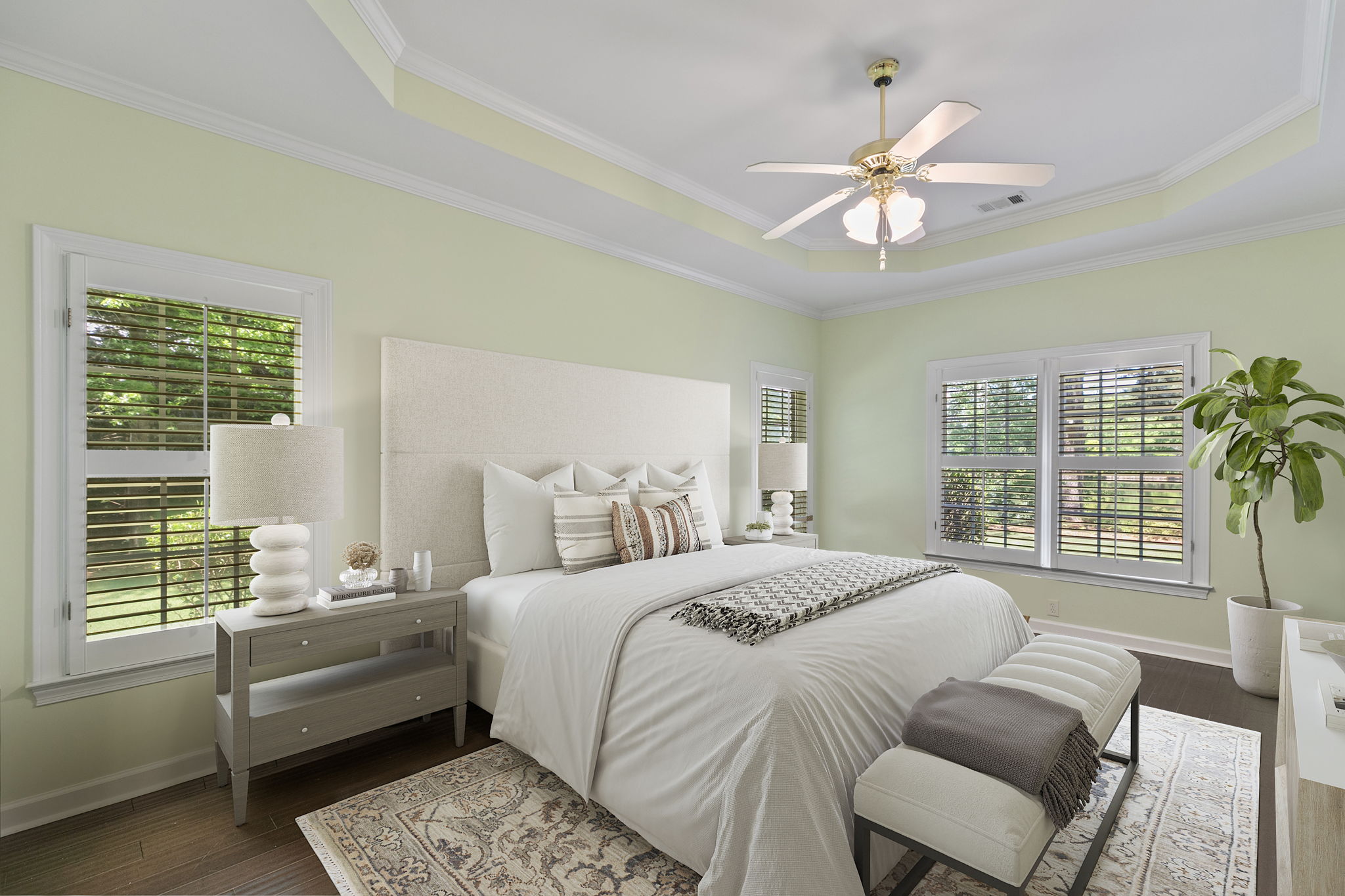 Master Bedroom Virtually Staged