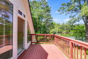 Deck off 2nd Level Bedroom #3/Bonus Room