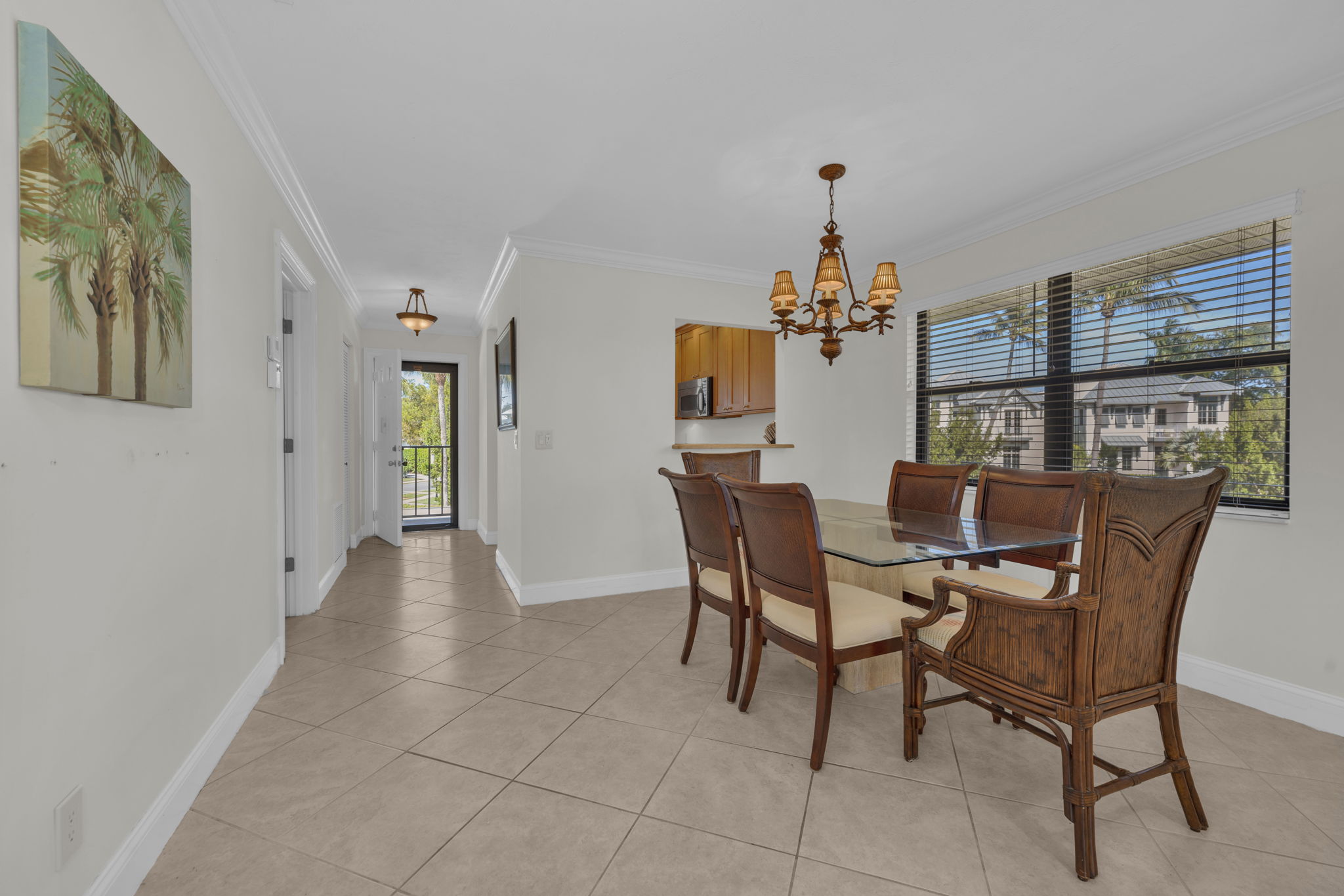 Dining Room Featuring Kitchen Pass-Through