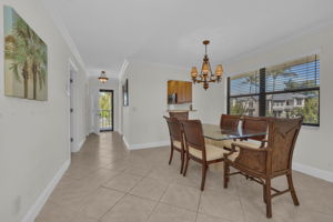 Dining Room Featuring Kitchen Pass-Through