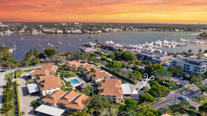 Aerial - Bayside Villas by Naples Bay