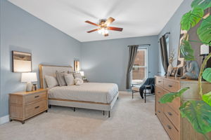 Primary Bedroom w/natural light