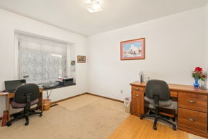 Bedroom #2 with box window