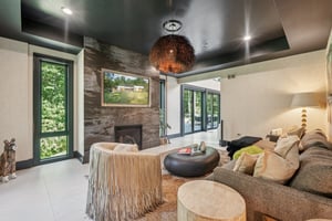 Den with Gas-Fireplace