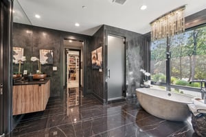 Primary Bathroom with Dual Vanities