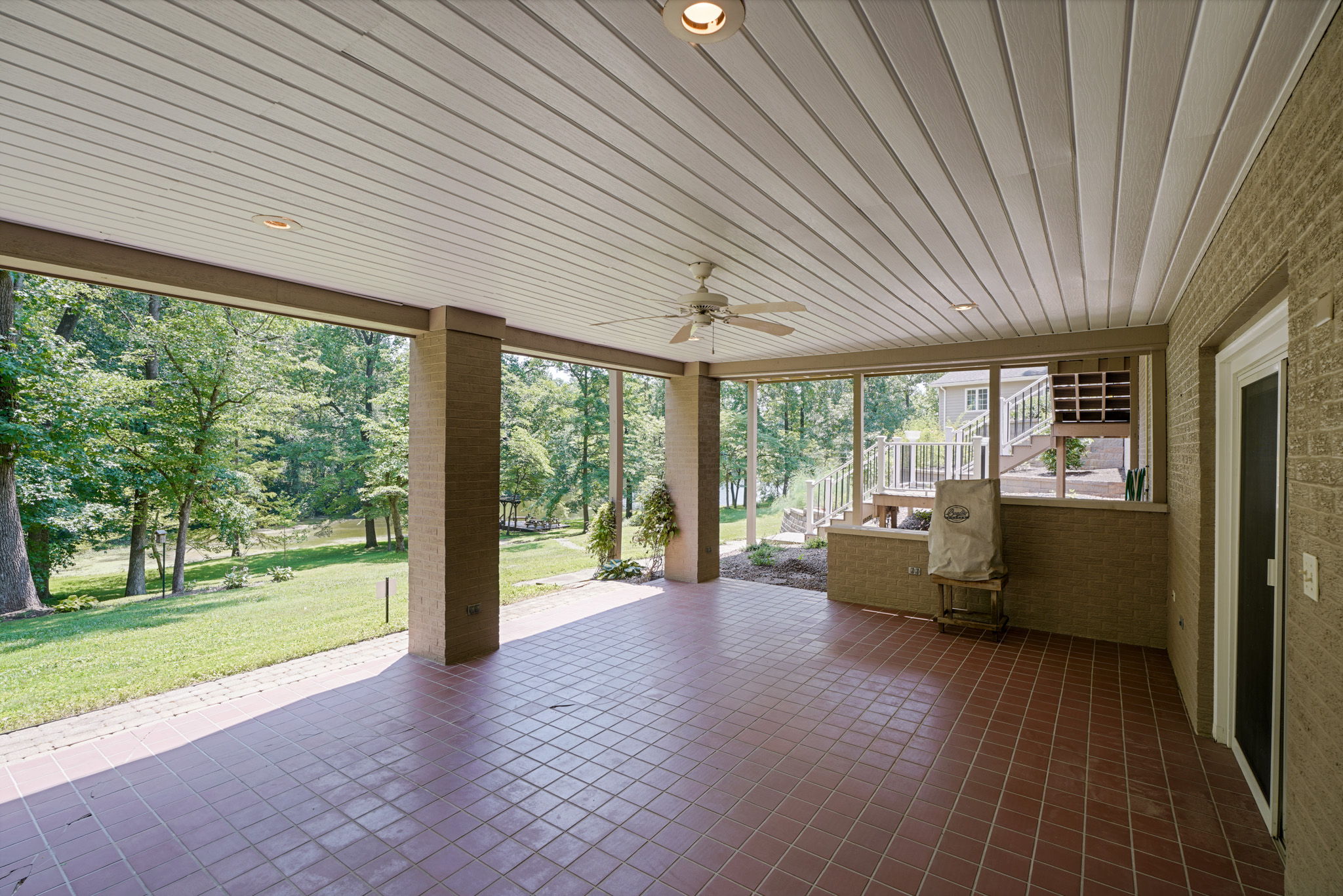 Covered Patio off Walkout Basement