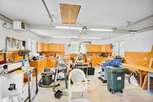 Workshop with Vacuum Ductwork