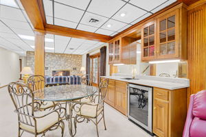 Wet Bar in Walkout Basement