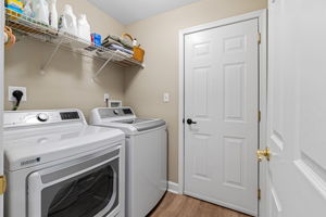 Laundry Room - Main Level (door leads to garage)