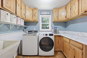 huge laundry/mud room area