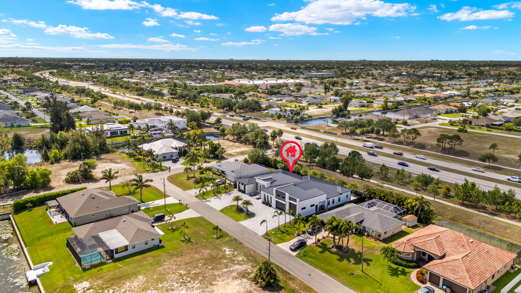 Aerial Front Exterior 3 - marker