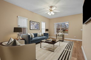 Living Room- Staged