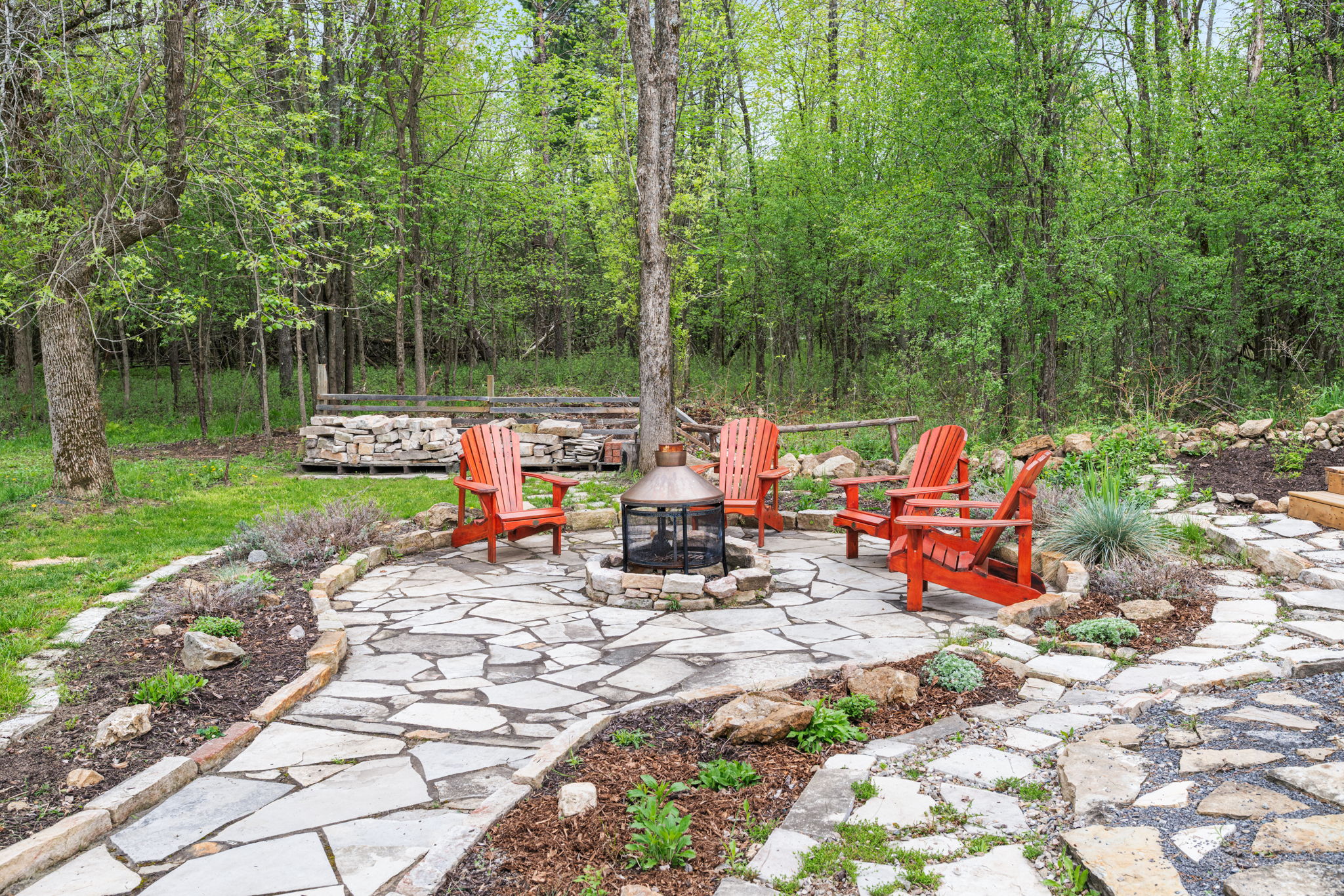 Landscaped Fire Pit