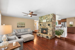 Stone Fireplace