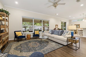 Spacious and open living concept