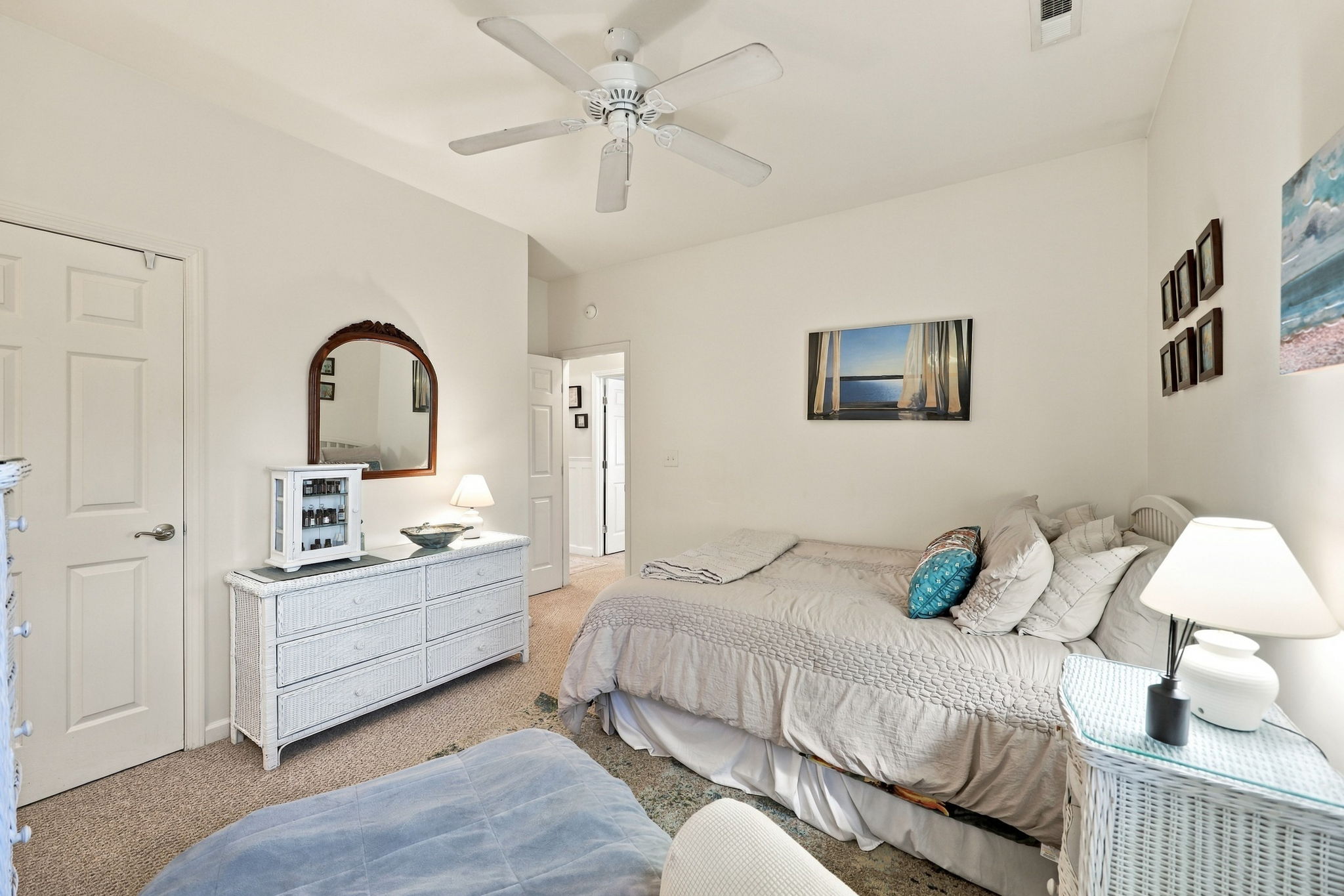 Bedroom 2 w/ Shelved Closet