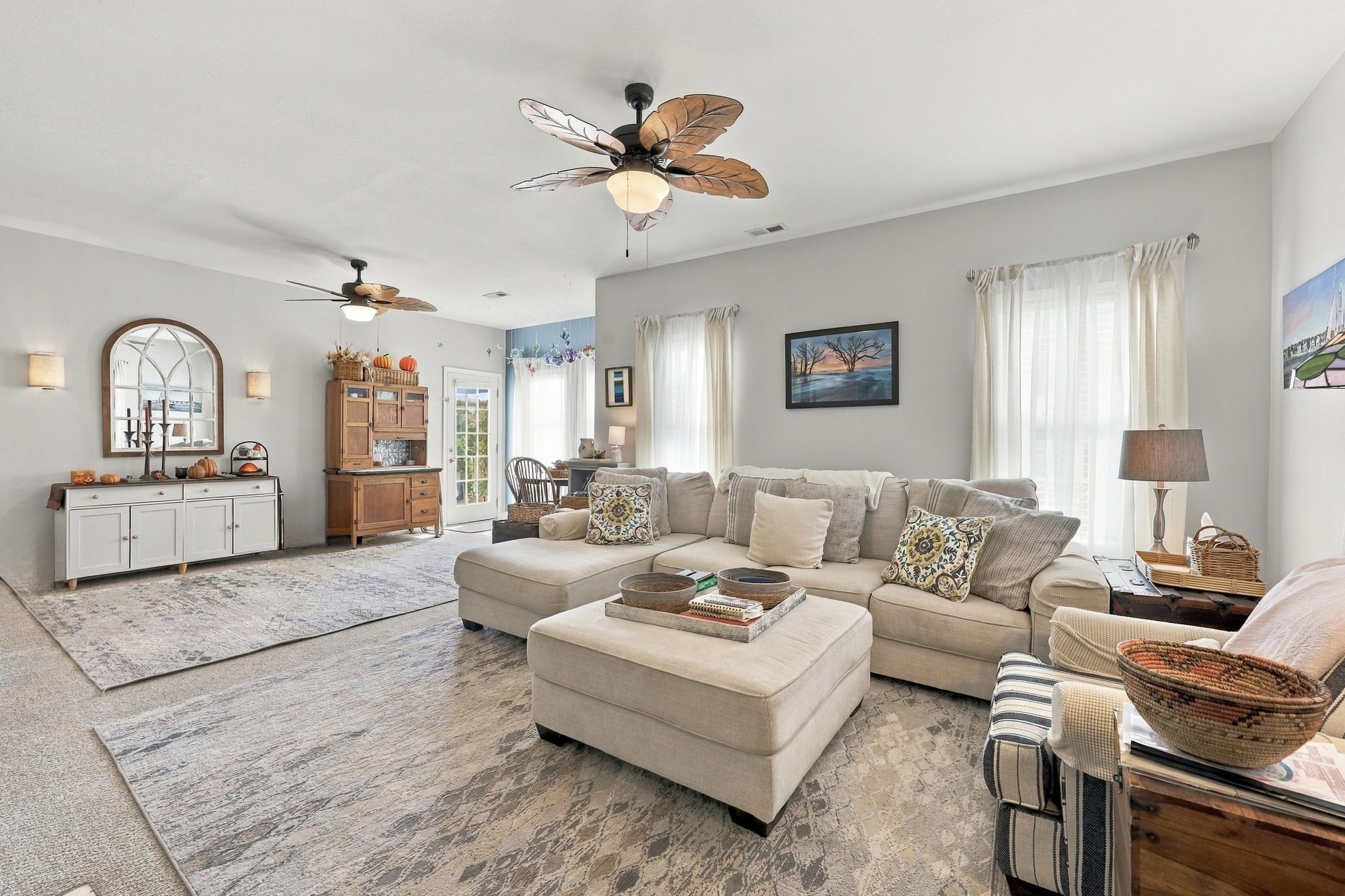 Spacious Primary Living Area w/ Natural Light
