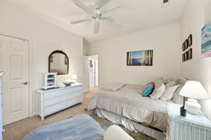 Bedroom 2 w/ Shelved Closet