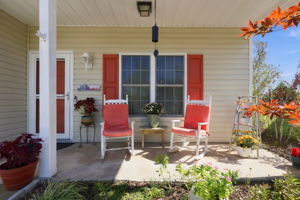 Covered Rocking Chair Front Porch