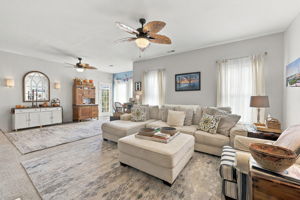 Spacious Primary Living Area w/ Natural Light