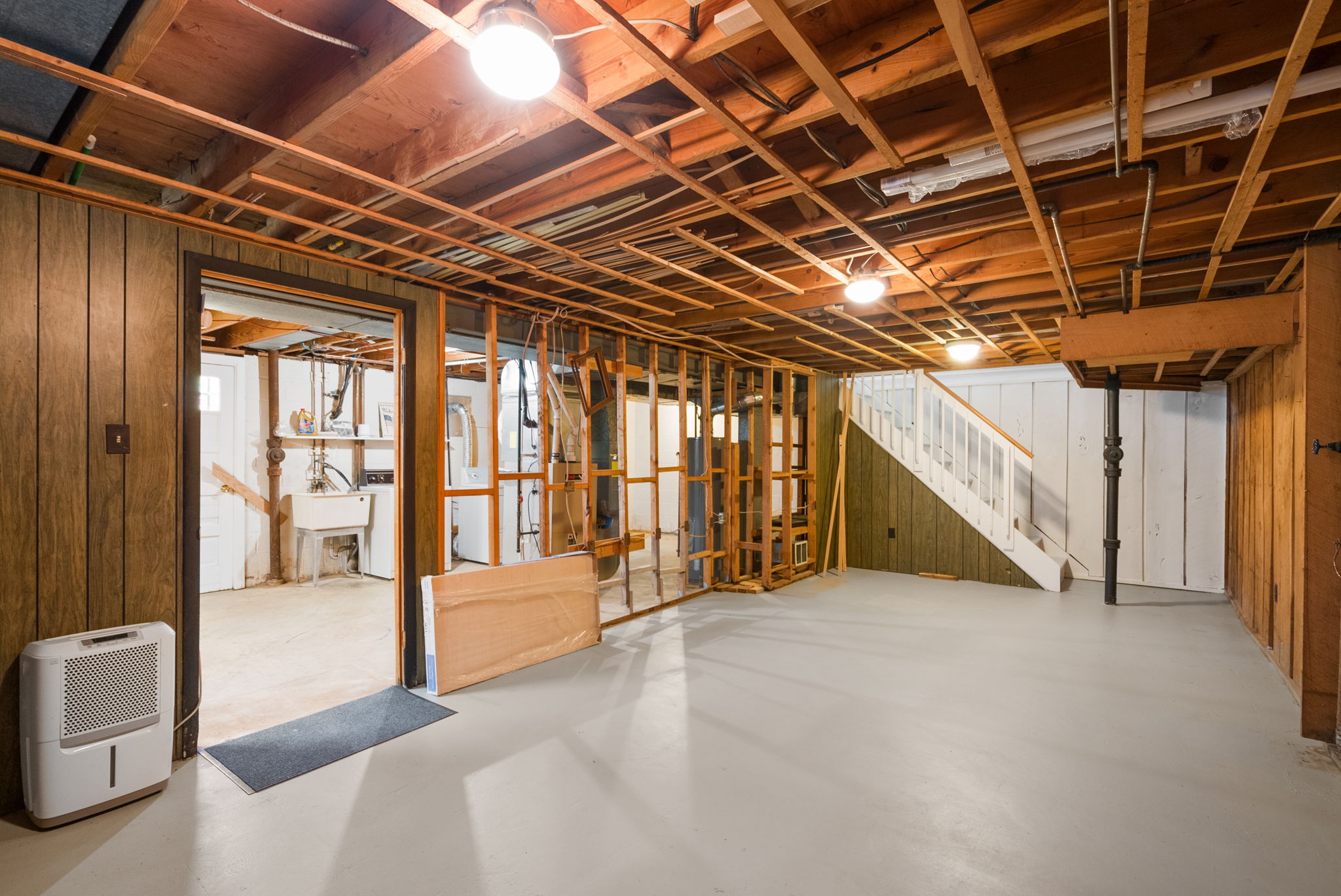 Unfinished Lower Level