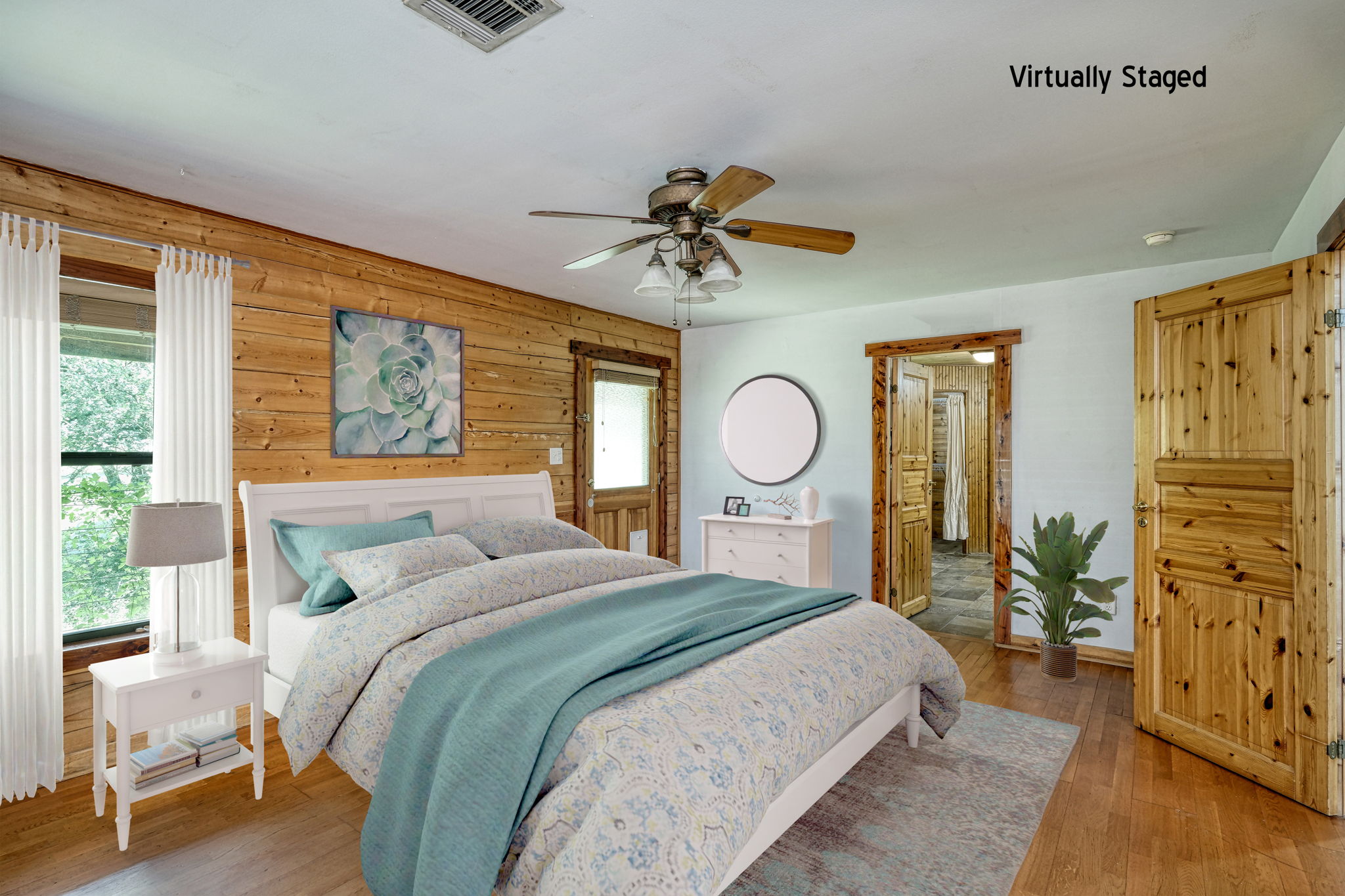 Primary Bedroom Virtually Staged