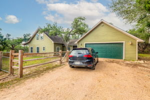 2 car garage with private office