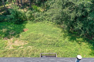 7 Aerial Back Yard w Roofline Reference