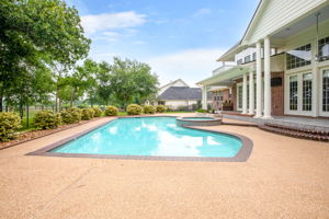 Private inground pool