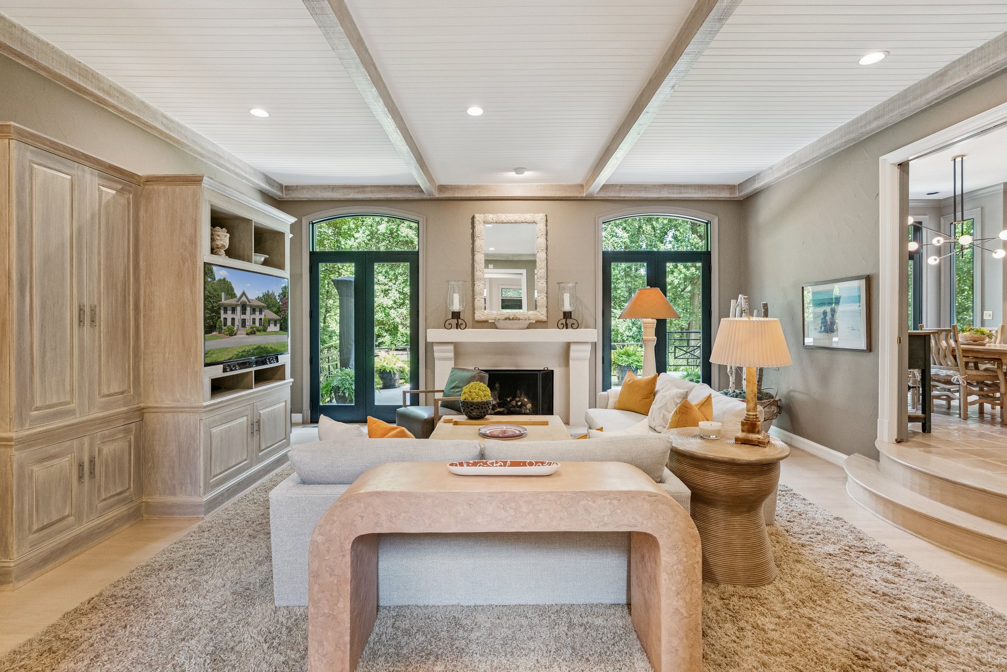 Family Room with Fireplace