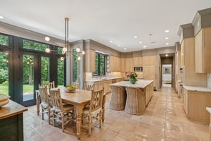 Custom Gourmet Kitchen with Access to Deck