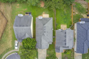 39 Aerial Lot + Neighborhood Bird's Eye View