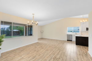 Dining Room with View to Living Room (or Family Room)